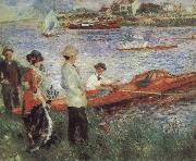 Oarsmen at Charou Auguste renoir